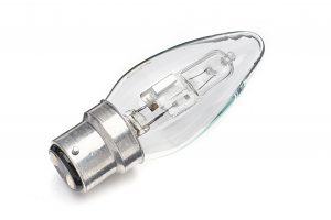 Halogen Candle Bulb with bc Large Bayonet Base