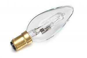 Halogen Candle Bulb with sbc Small Bayonet Base